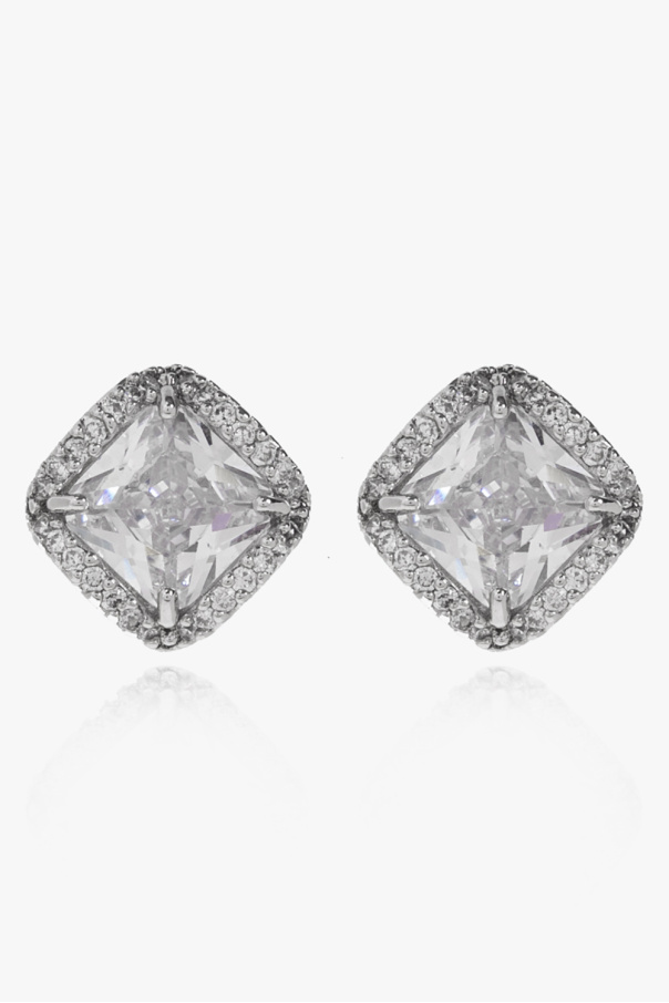 Silver Cubic zirconia earrings Kate Spade Vitkac GB